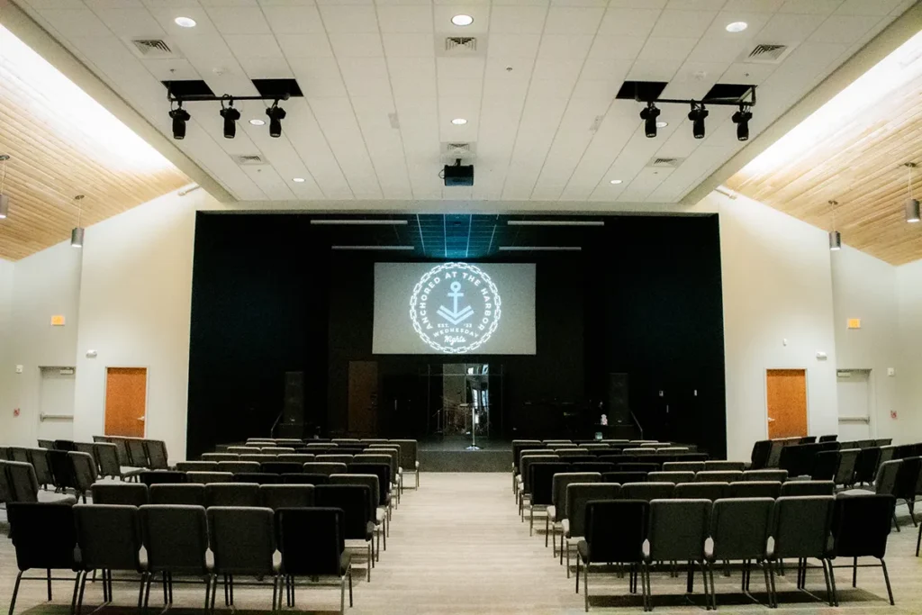 Riverlawn Christian Church addition interior