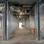 Great Bend Innovation Center interior framing